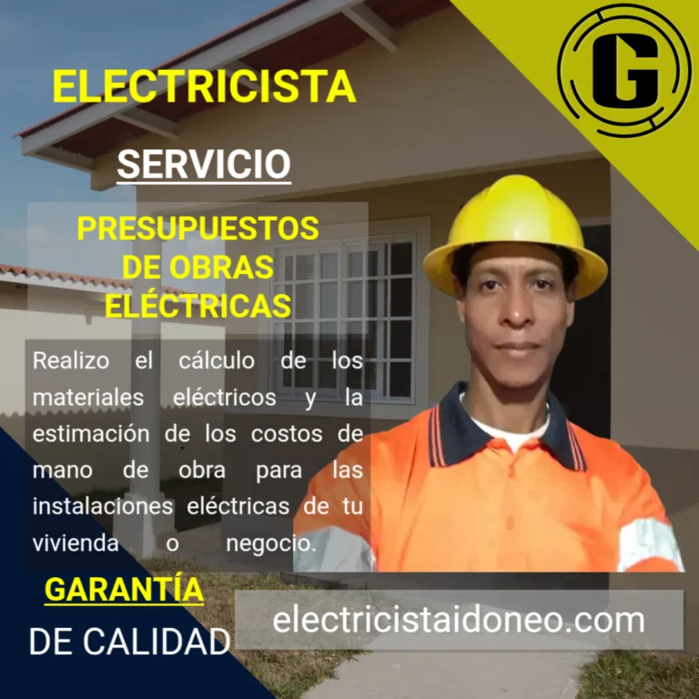 Presupuestos de Obra Eléctrica